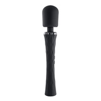 Playboy Royal Rechargeable Silicone Wand Vibrator Black