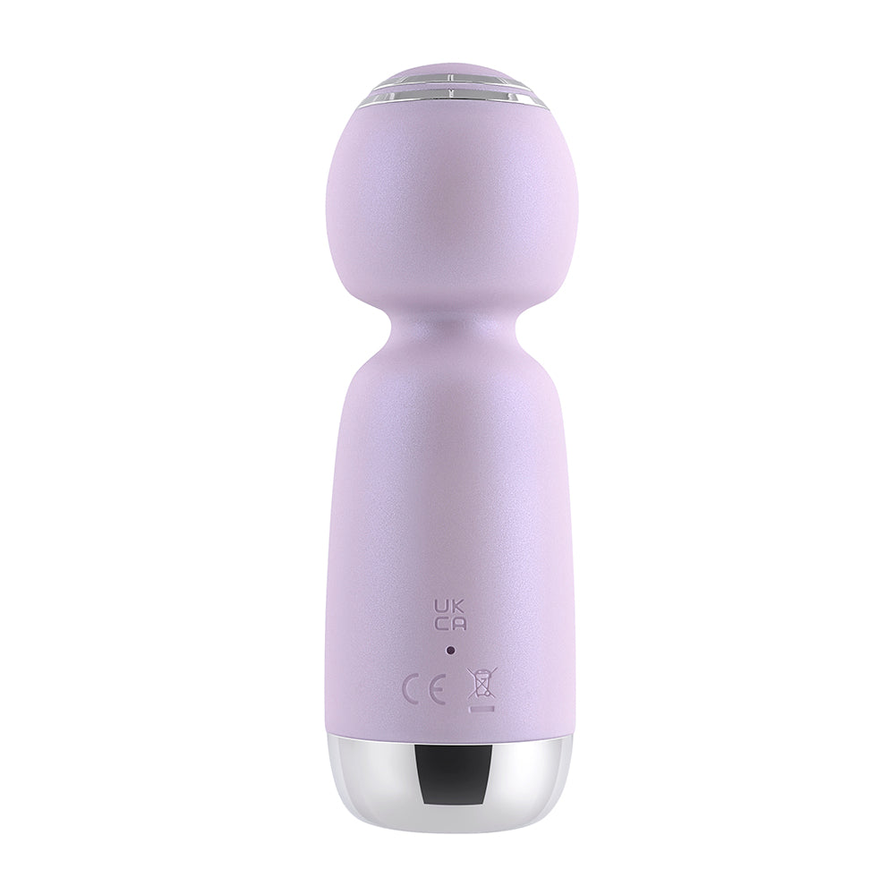 Playboy Royal Mini Rechargeable Silicone Wand Vibrator Opal