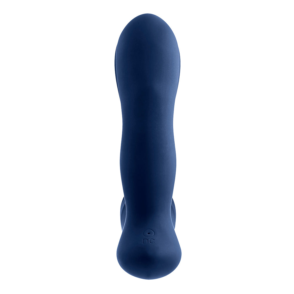 Playboy Pleasure Pleaser Rechargeable Remote Controlled Warming Vibrating Silicone Prostate Massager Deep Ocean