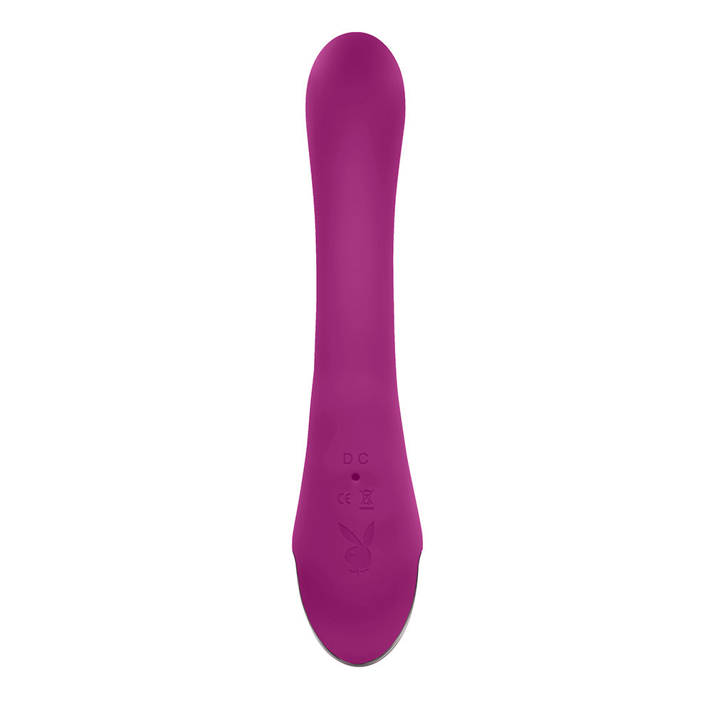 Playboy Thumper Rechargeable Tapping Silicone Dual Stimulation Vibrator Wild Star