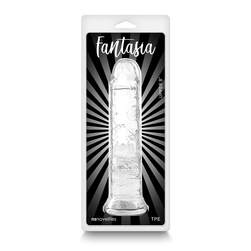 Fantasia Upper 8in Jelly Dildo Clear