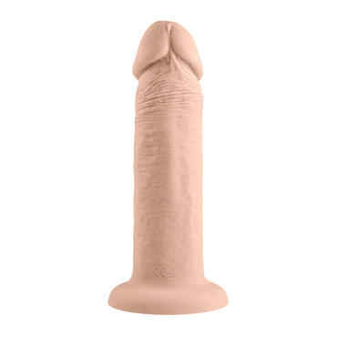 Evolved Rechargeable Vibrating 6 in. Silicone Dildo Light