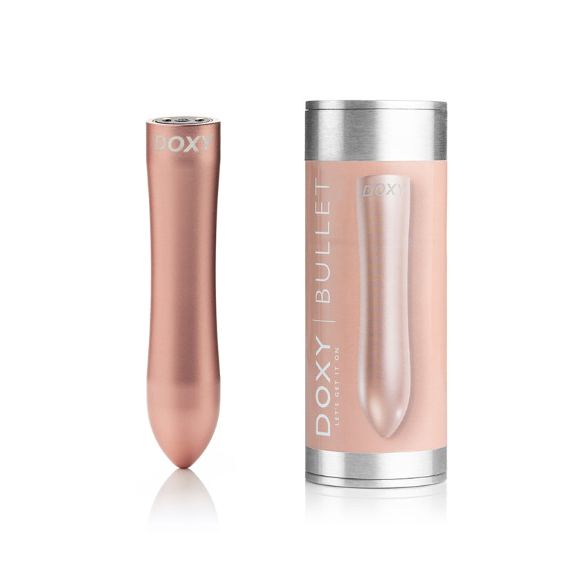 Doxy Bullet Rechargeable Vibrator Rose G