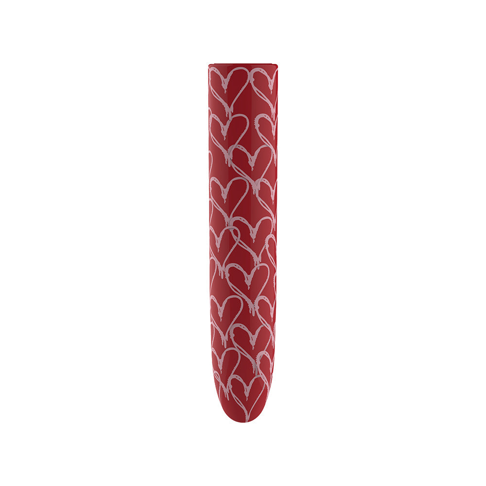 Luv Inc Hb82 Heart Bullet Vibrator Red