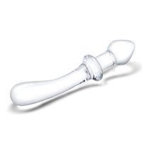 Glas Classic 9 in. Curved Dual-Ended Glass Dildo