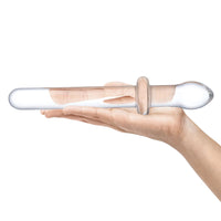 Glas Classic 9.25 in. Smooth Dual-Ended Glass Dildo