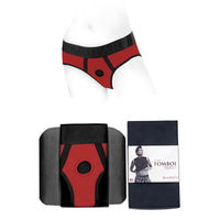 SpareParts Tomboi Nylon Briefs Harness for Intimate Play