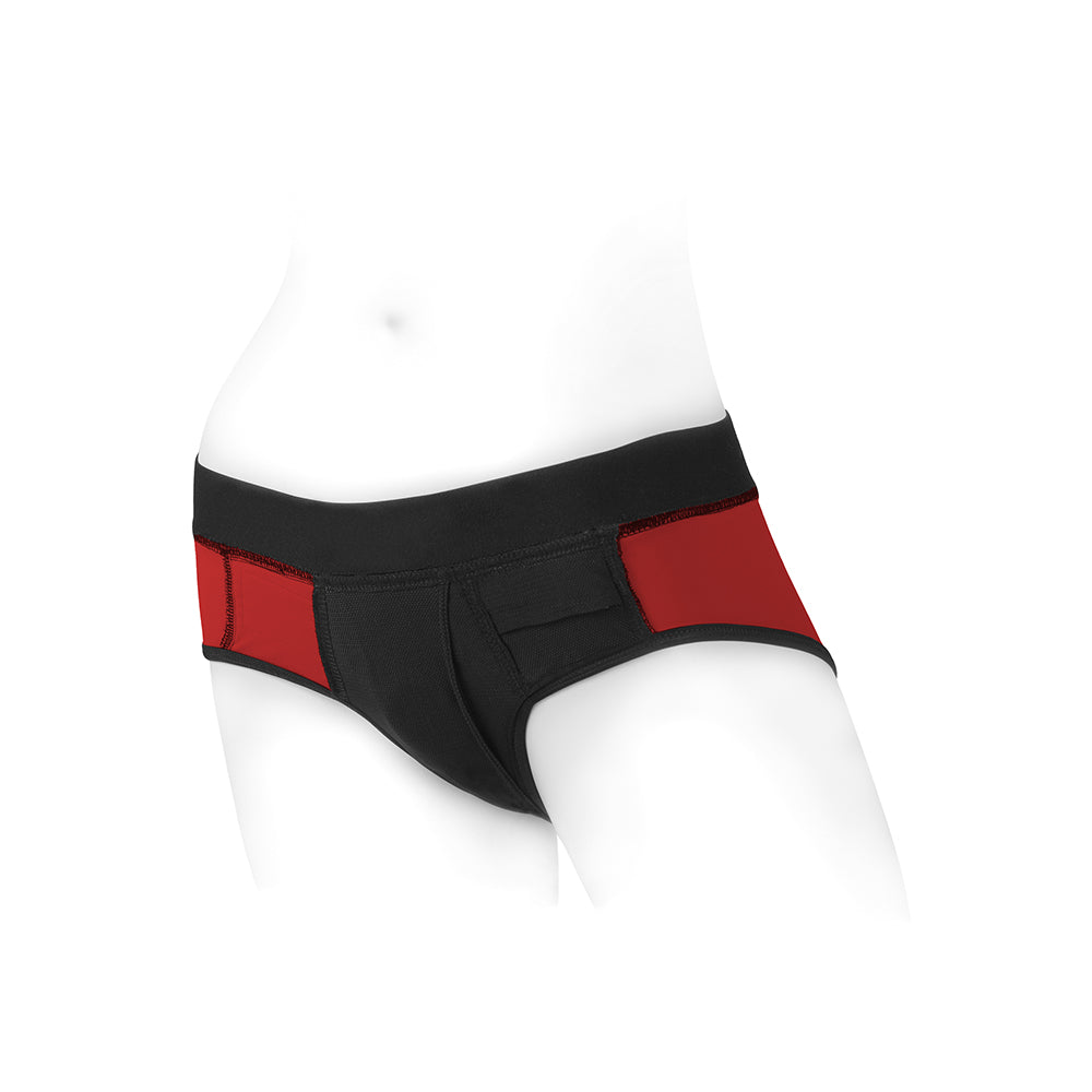 SpareParts Tomboi Nylon Briefs Harness for Intimate Play