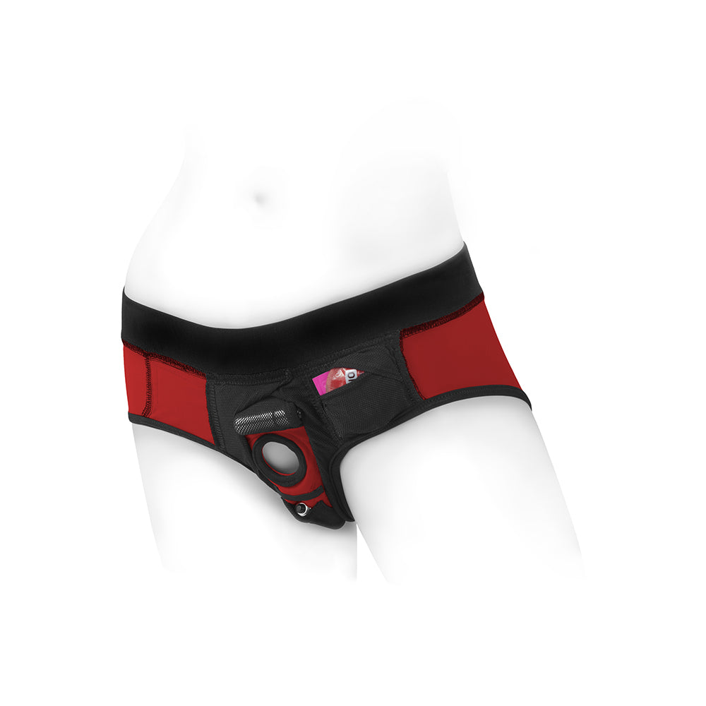 SpareParts Tomboi Nylon Briefs Harness for Intimate Play