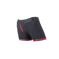 SpareParts Tomboii Nylon Boxer Briefs Harness Black/Red Size XS
