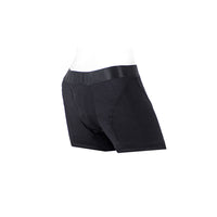 SpareParts Tomboii Rayon Boxer Briefs Harness Black Size