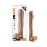 Dr. Skin Mr. Ed 13 in. Dildo with Balls Beige