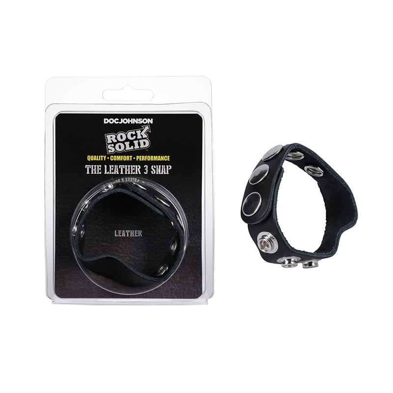 Rock Solid Adjustable 5 Snap Ring (Blk)