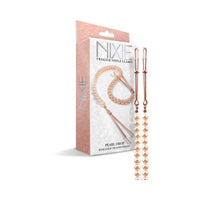 Nixie Adjust Tweezer Clips W/Pearl Ro/Go