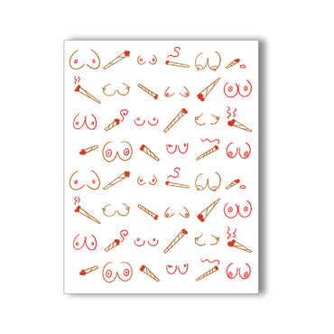 Boobies & Doobies Naughty Kard