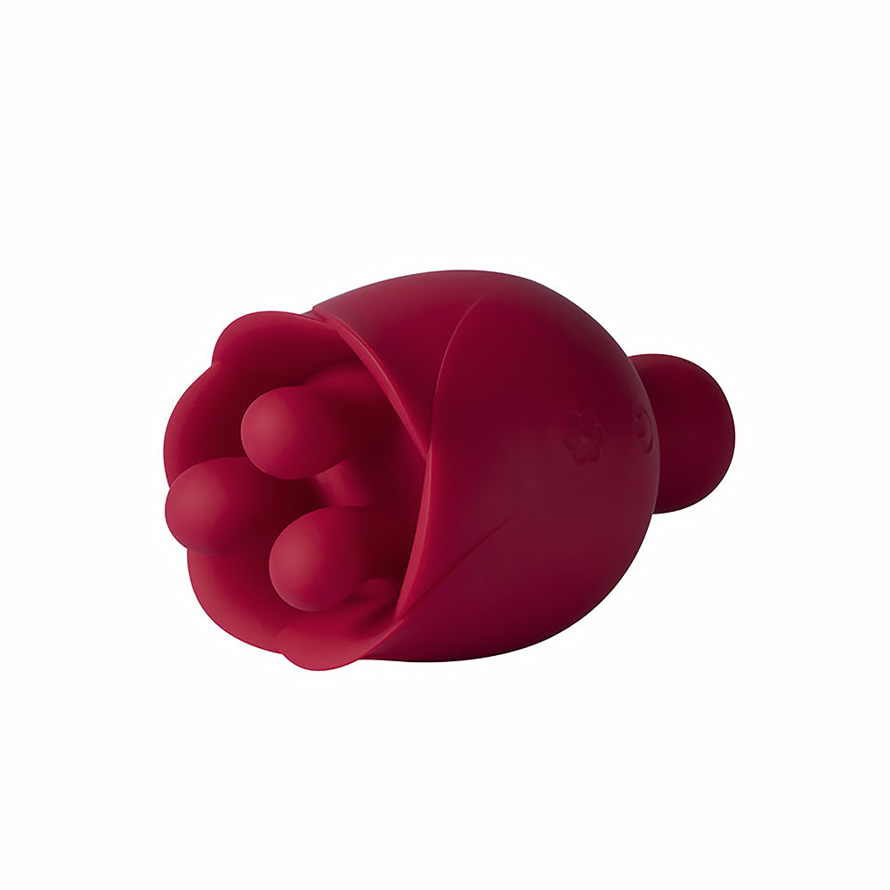 Honey Play Box Rosewyn Rotating Rose Vibrator and Pinpoint Stimulator Red