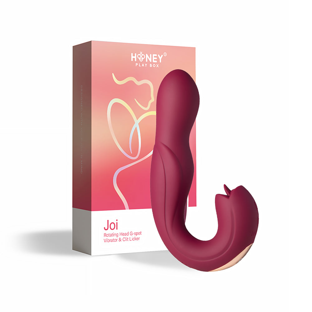 HPB Joi Rotating Head Gspot Vibe Red