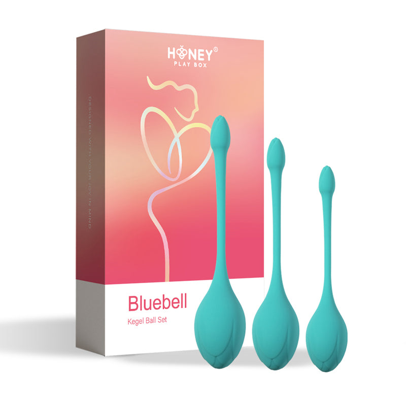HPB Bluebell Floral 3pc Kegel Set Turqu