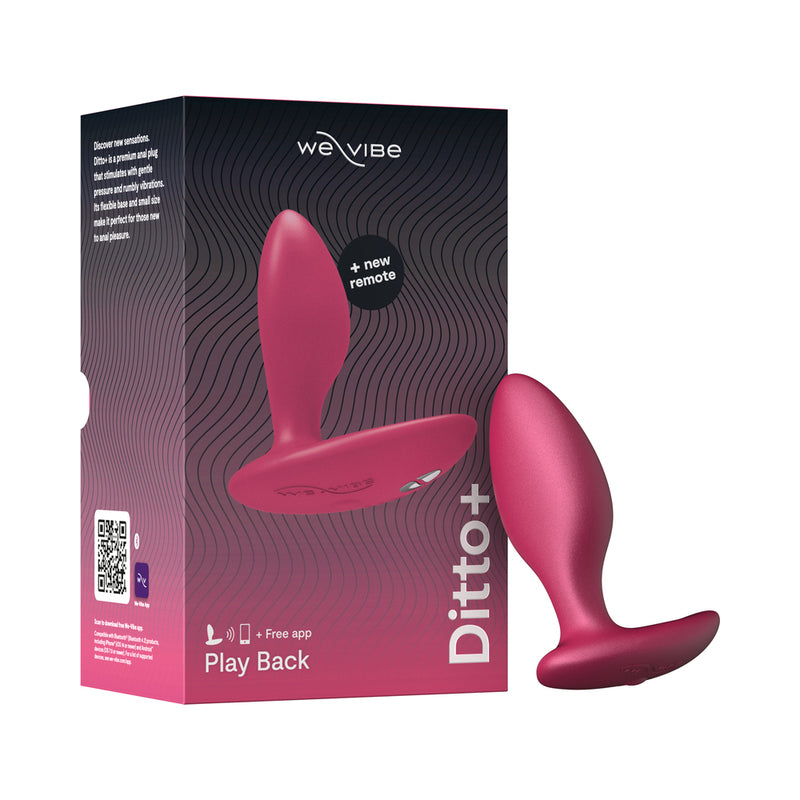 We-Vibe Ditto+ Vibrating Anal Plug Pink