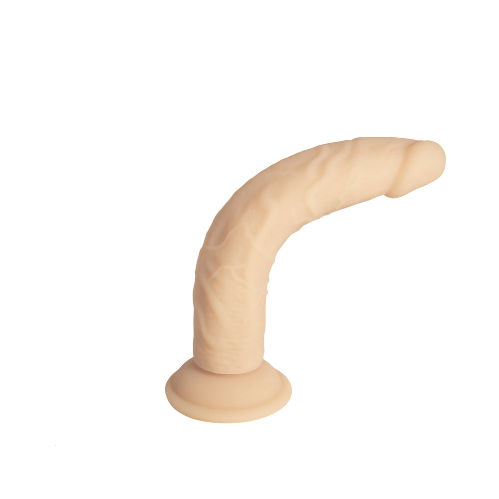 Naked Addiction Vanilla 9 in. Bendable Dual Density Silicone Dildo