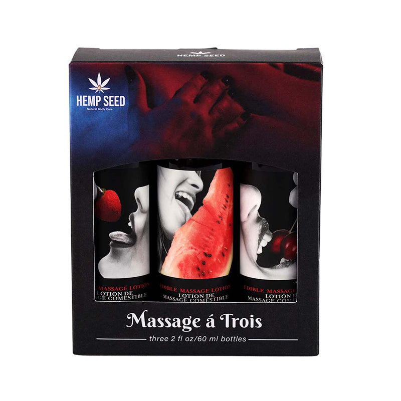 EB Massage-a-trois Edible Mass GiftSet