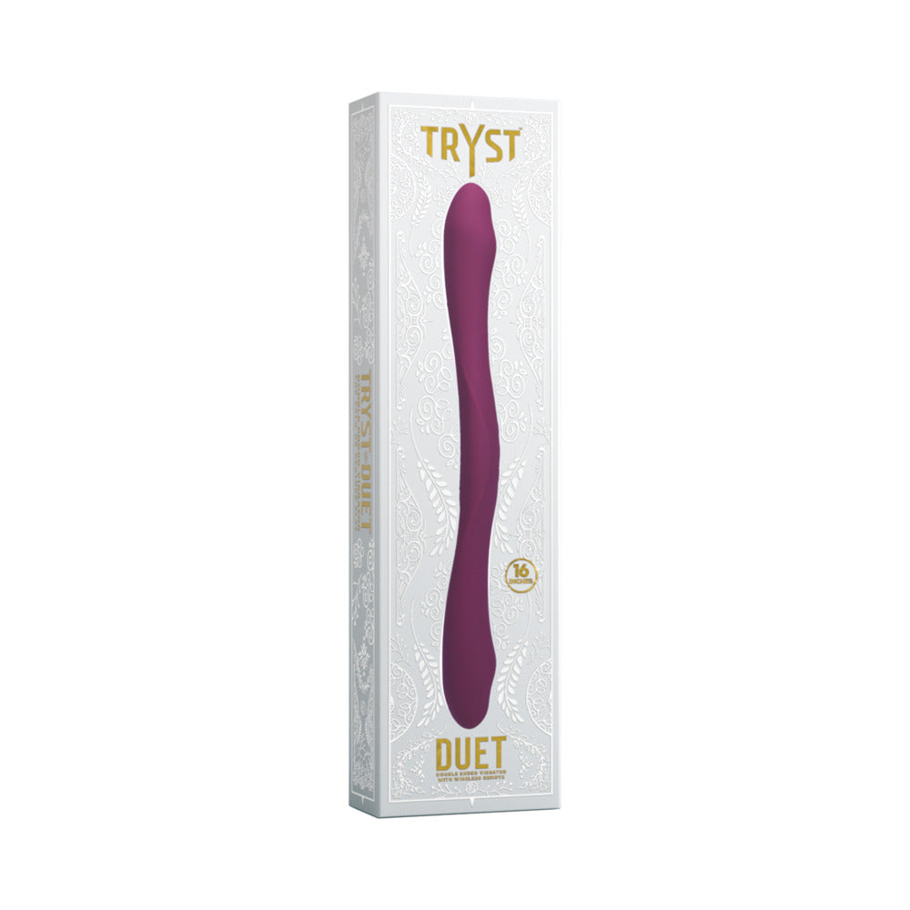 Tryst Duet Double Ended Vib w/Remote Ber