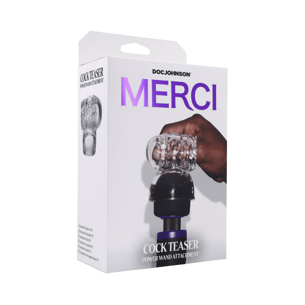 Merci Cock Teaser Wand Attachment Clear