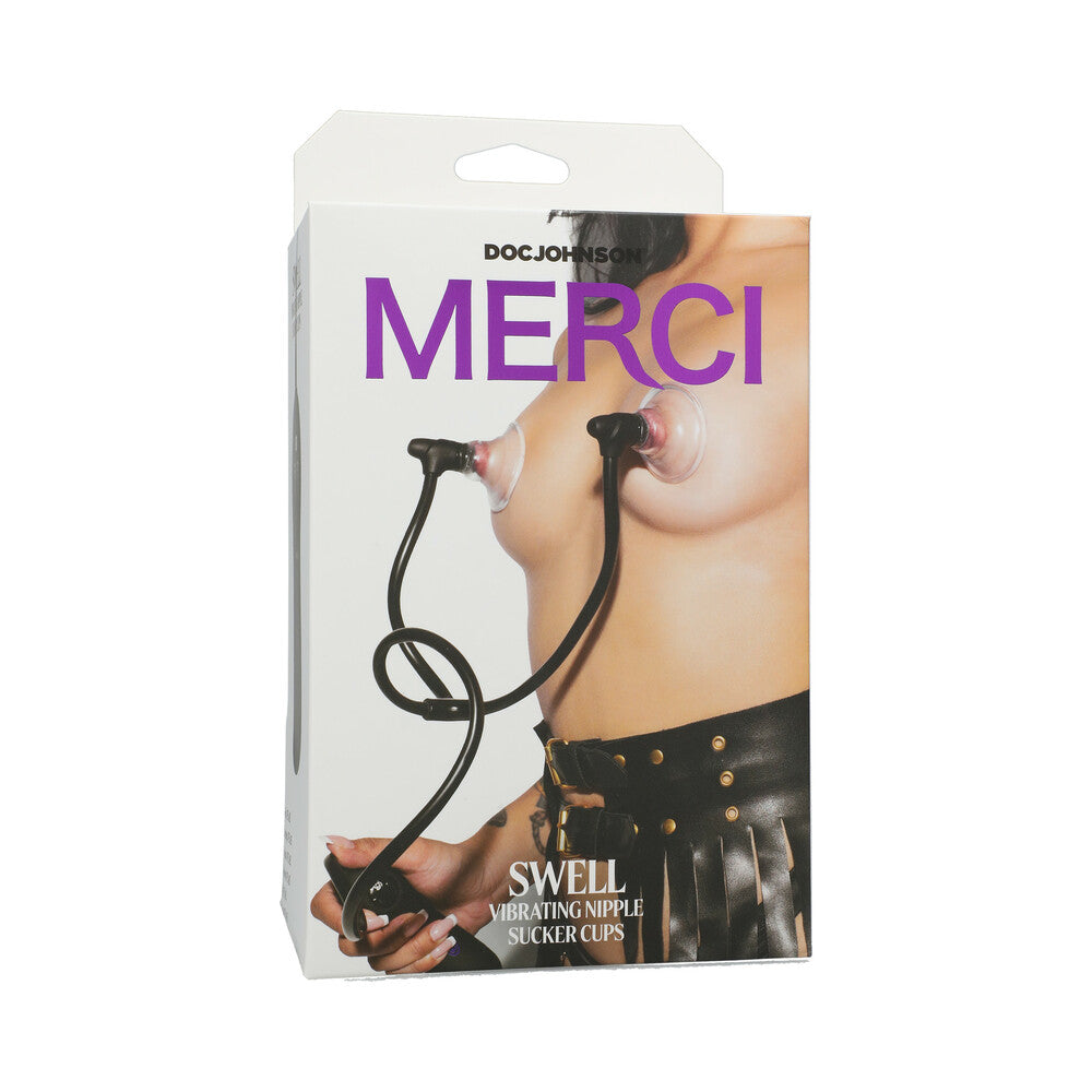 Merci Swell Vib Nipple Sucker Cups Bk