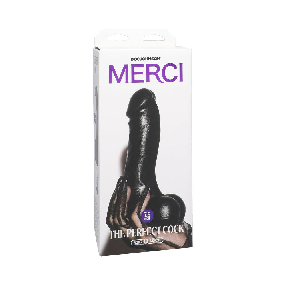 Merci Perfect Cock 7.5 w/RemVacULock Blk