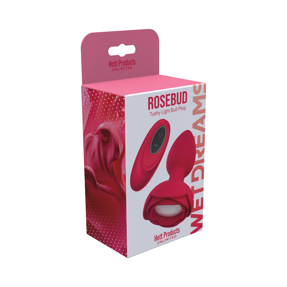 Rose Bud Tushy Light Up Butt Plug Mutisp