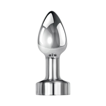 Gender X Rockin' Metal Plug Mini Rechargeable Vibrating Anal Plug Aluminum Silver