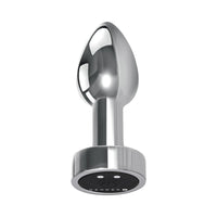 Gender X Rockin' Metal Plug Mini Rechargeable Vibrating Anal Plug Aluminum Silver
