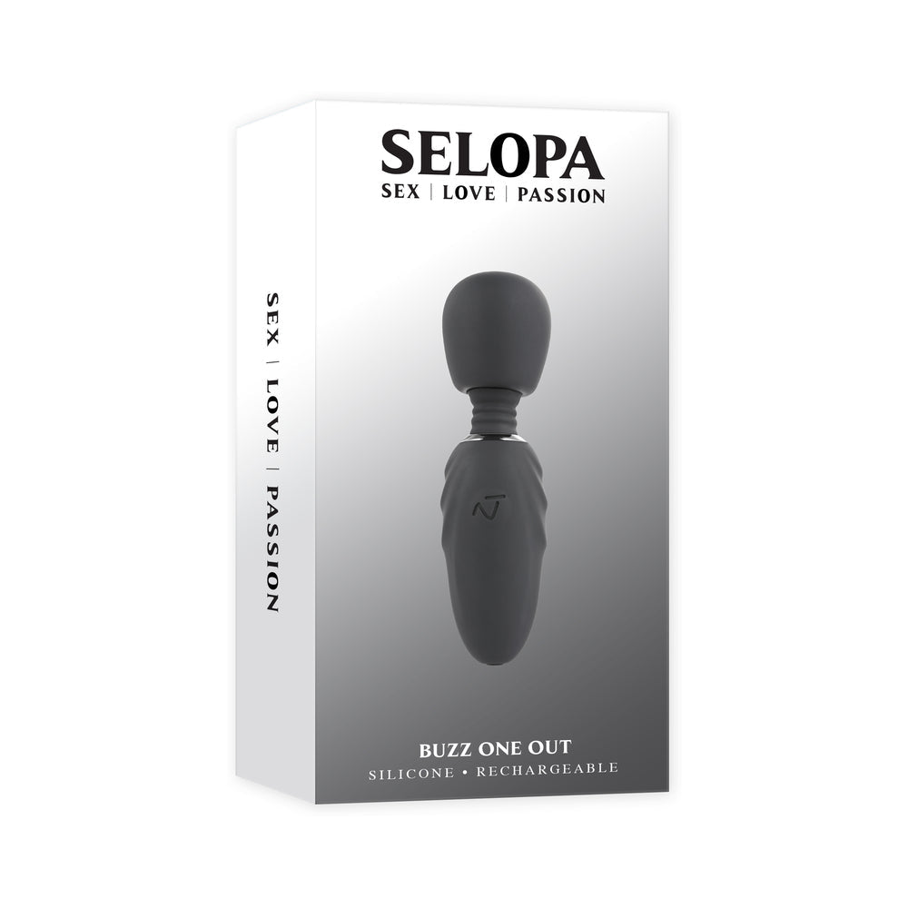 Selopa Buzz One Out Mini Wand Recharg Bk