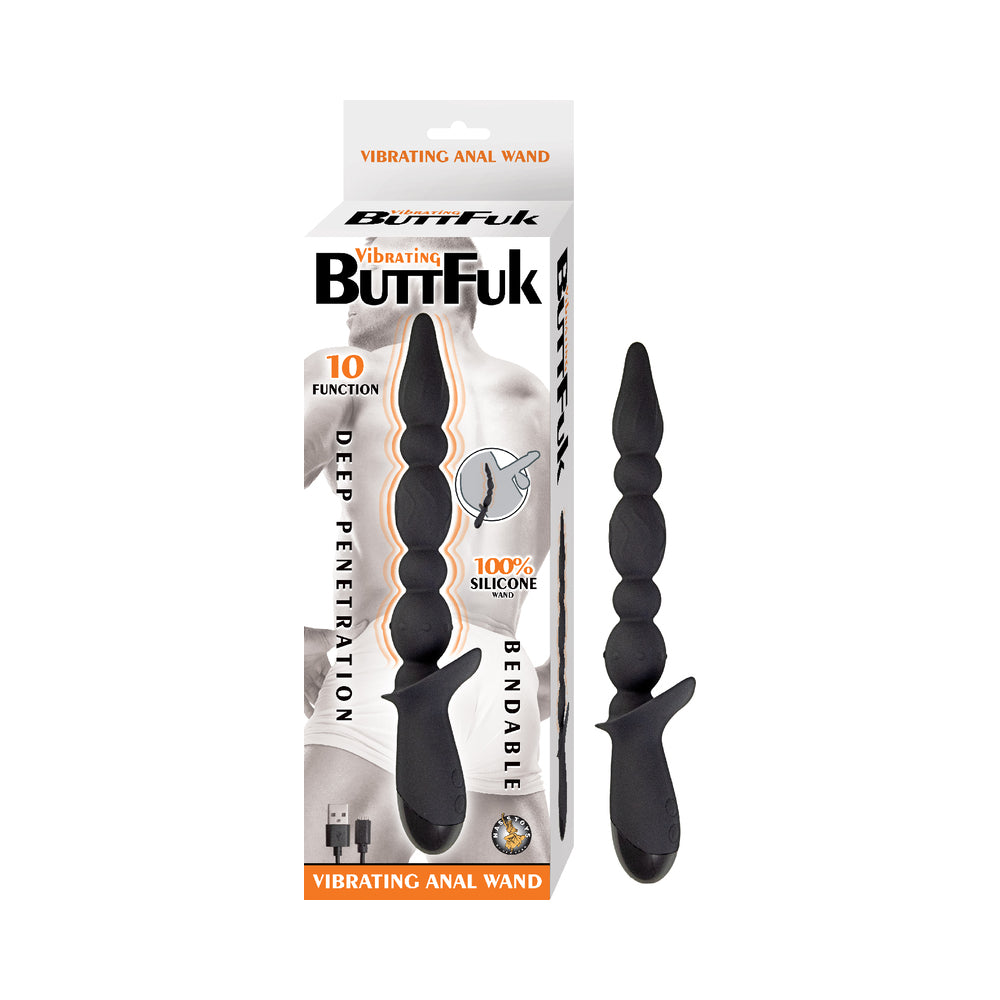 Vibrating Buttfuk Vibe Anal Wand Bk