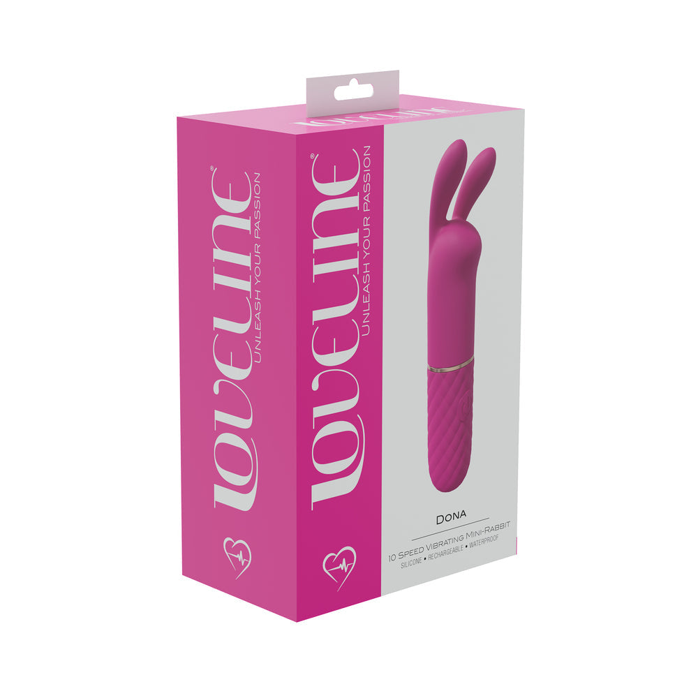 LoveLine Dona Vibrating Mini-Rabbit Pink