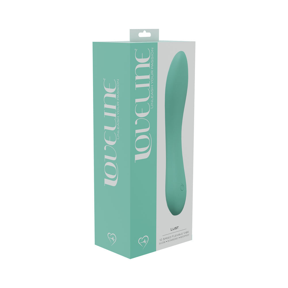 LoveLine Lust 10 Speed Flexible Vibe Grn