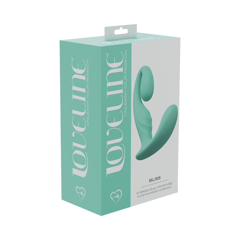 LoveLine Bliss Dual Motor Vibe Green