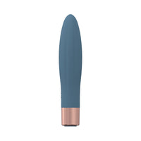 LoveLine Fame 10 Speed Mini-Vibe Silicone Rechargeable Waterproof Blue/Grey