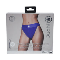 Ouch! Vibrating StraponPantyOpen Bl XS/S