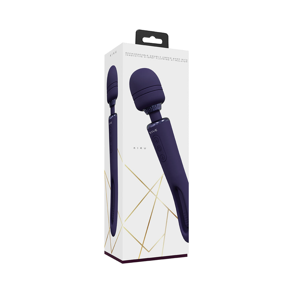 VIVE Kiku DoubleEnd Wand G-Spot Flap Pu