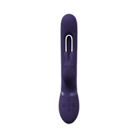 VIVE Mika Rechargeable Triple Motor Vibrating Rabbit With Innovative G-Spot Flapping Stimulator Purple