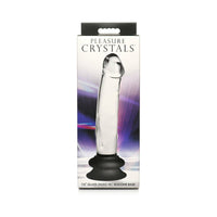 Pleasure Glass Dildo W/Sil Base 7.6