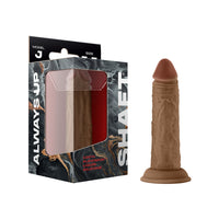 Shaft Model J Liquid Silicone 5.5 in. Dildo Oak