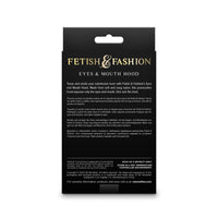 Fetish & Fashion Eyes&Mouth Hood White