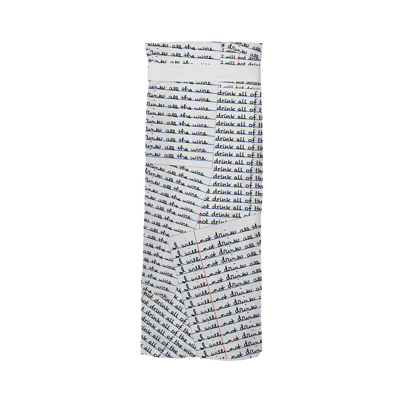 TW I Will Not Drink All Wine Flour Towel