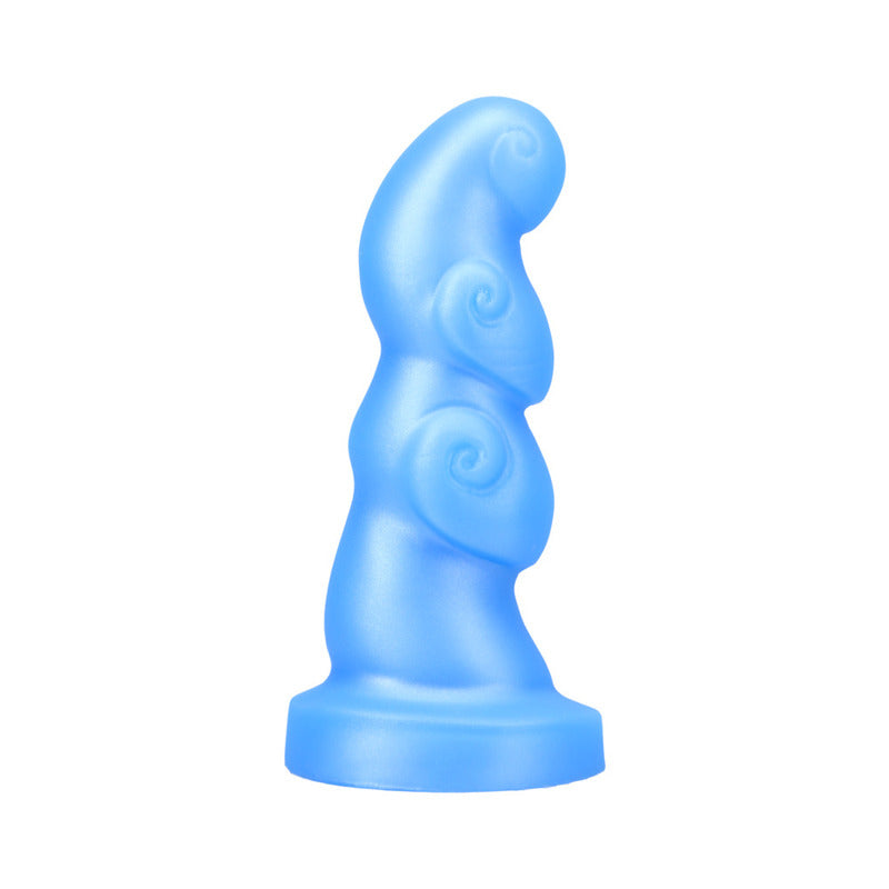 Tantus Hookah 5.75in Soft Dildo Blue