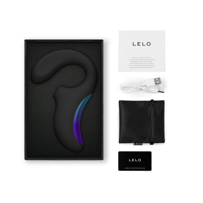 Lelo Enigma Wave Suction Dual Stimul Bl