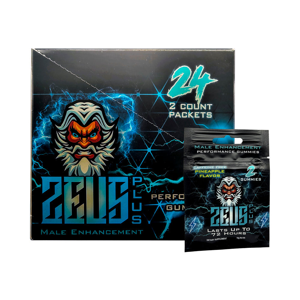 Zeus Plus Male Supp Gummies Pineap 24/Dp