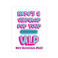 Naughty Vibes VIP Greeting Card