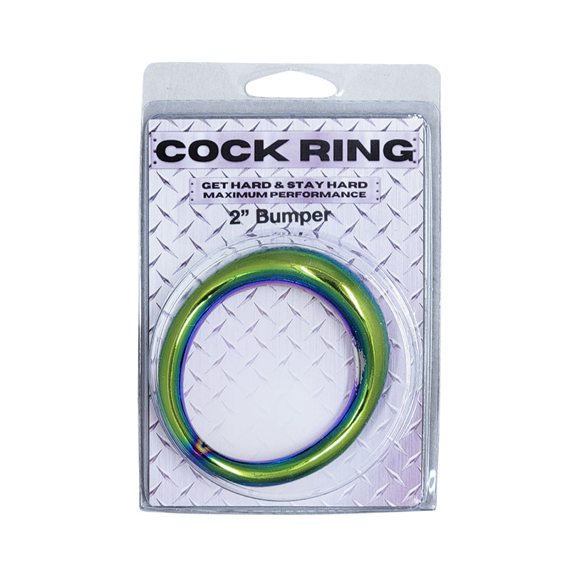 Ple'sur SS Rainbow Bumper Cockring 2in